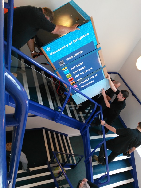 Relay masters tricky access at Brighton University
