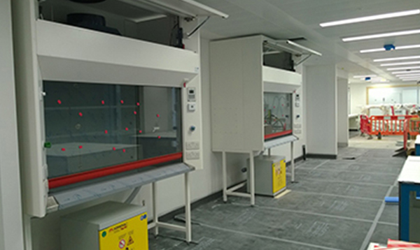 Relay undertakes huge lab equipment installation